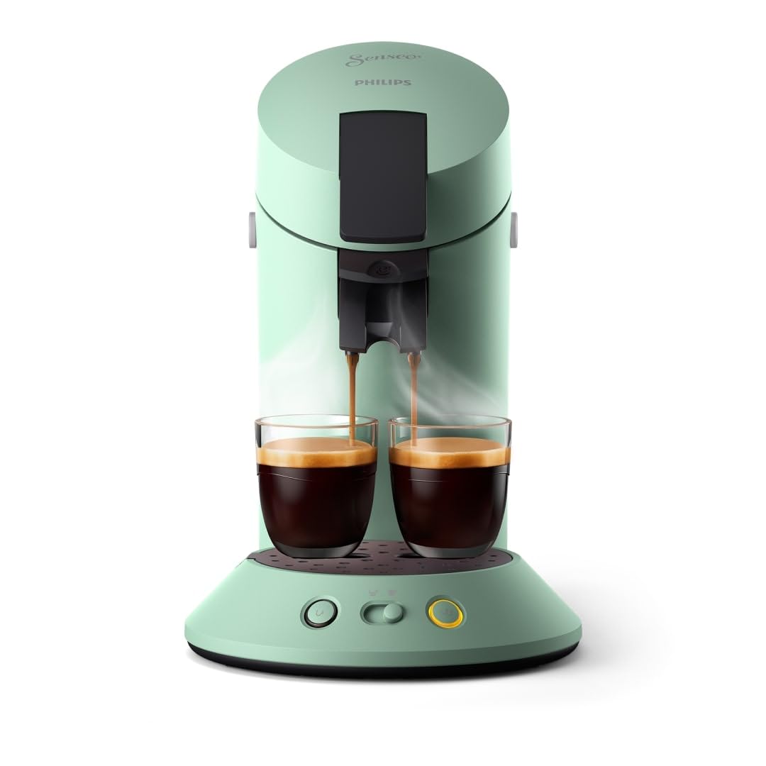 Kaffelux - Senseo Original Plus Machine à café à dosettes Vert Désert CSA210/80